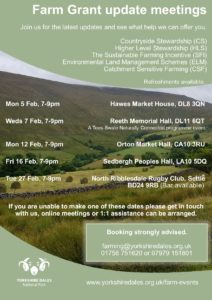 Farm Grant Update Meetings Flier